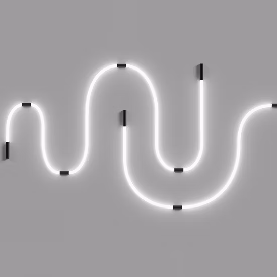 Silicone Flexible DC48V Magnetic Track LED Neon Flex Chandelier Pendant Light