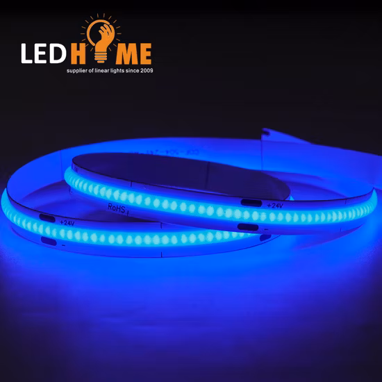 Tira de LED flexible Csp RGB de 24 V sin PUNTO de ángulo de visión grande de alto brillo