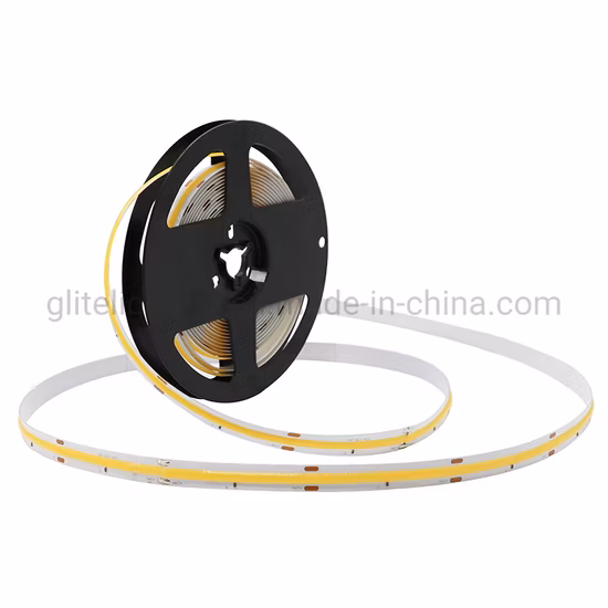 Tira de LED Certificado CE RoHS Chip Epistar flexible 504LED COB Luz de bajo voltaje 12/24V Tira de luces LED
