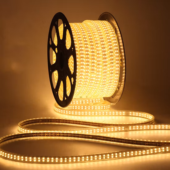 Tira de luz LED de alto voltaje SMD2835 120 180 240 AC110 220V